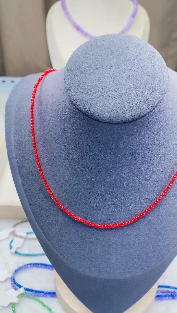 【闪购商品】尖晶石颈饰14K金镶嵌诗颜珠宝甄选SYZB64