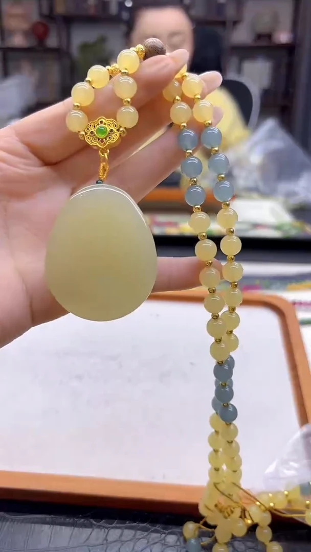 颈饰未镶嵌和田玉DIY款M729