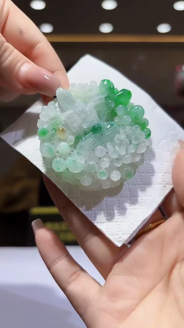 未镶嵌定制翡翠33/1227/C/观音