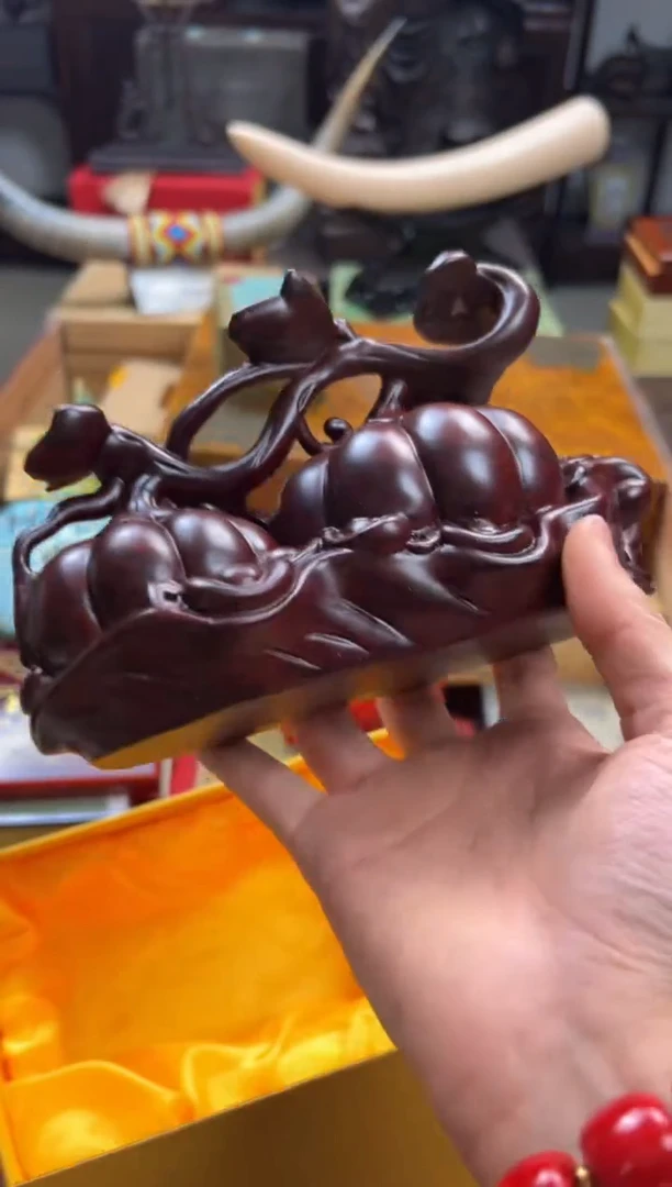 【闪购商品】木—————————南瓜摆件