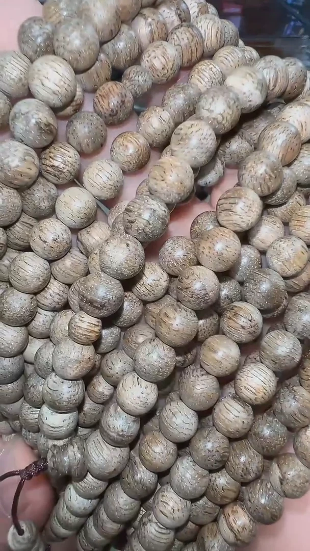 柬埔寨菩萨软丝奇楠种7mm念珠多样性发其一