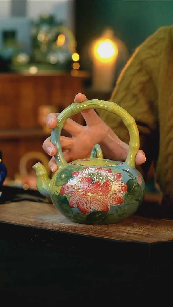 【闪购商品】杯手绘心瓷陶瓷浮力