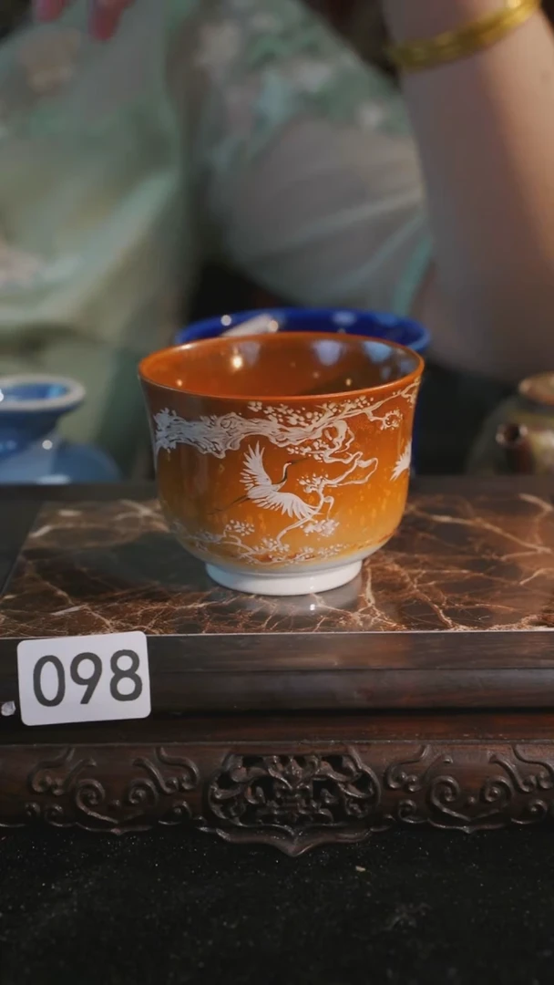 杯子等烟雨陶瓷手作主人杯098