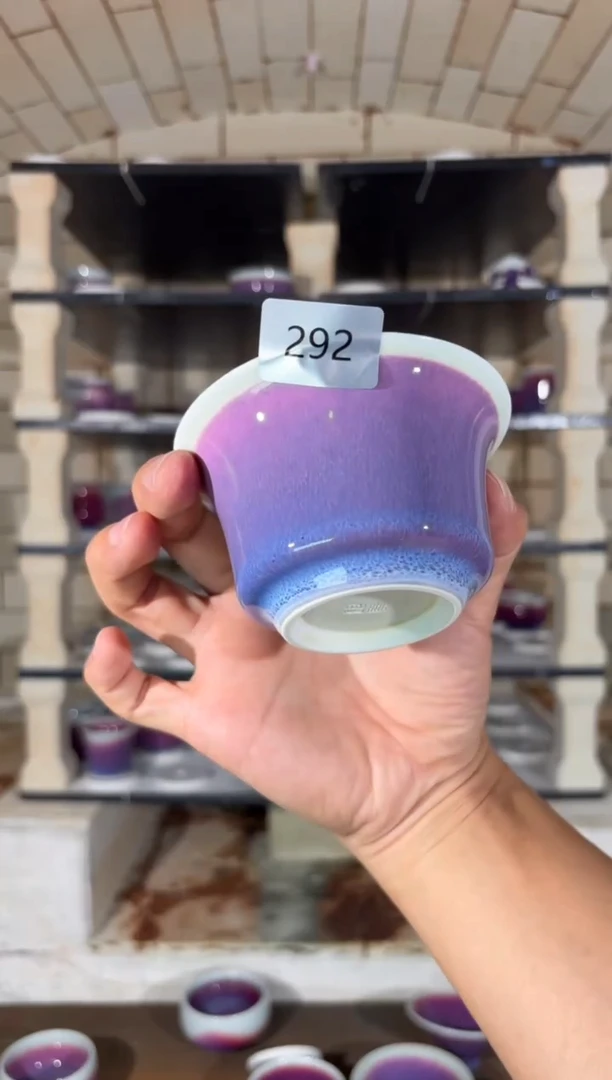 摆件精品窑变钧瓷茶器