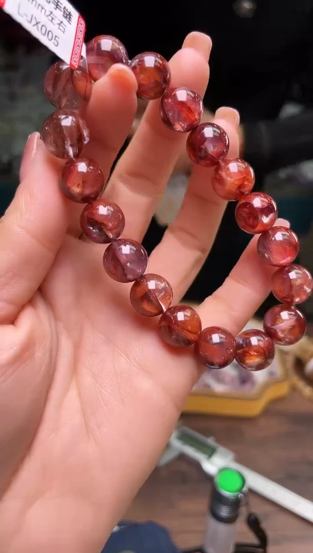 【闪购商品】水晶手链12±/236未镶嵌红胶花