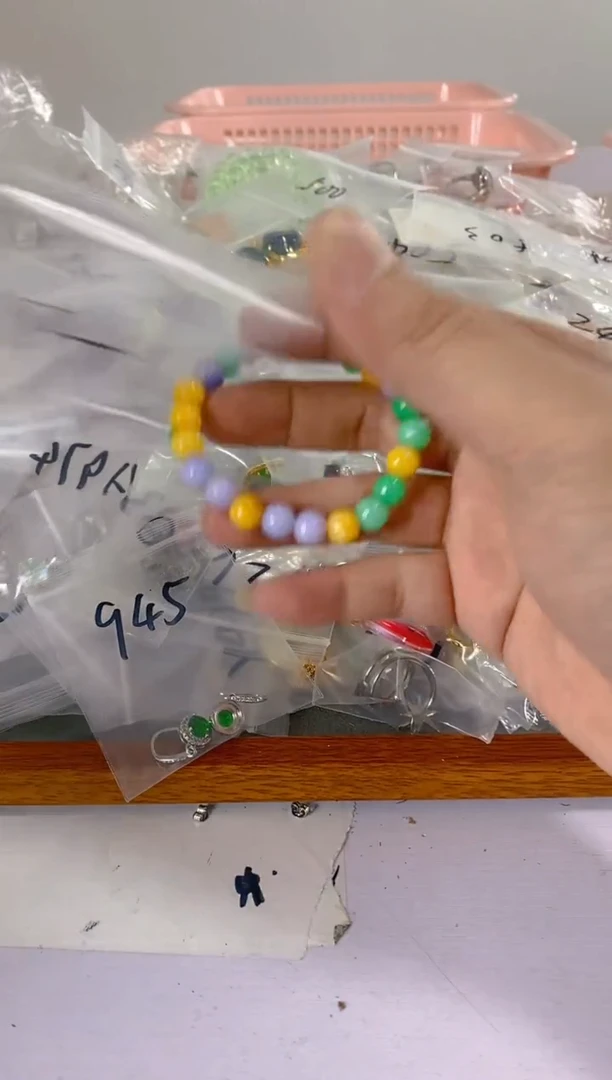 【闪购商品】水晶颈饰银S925镶嵌541红宝，蓝宝，多样性发一件赠链