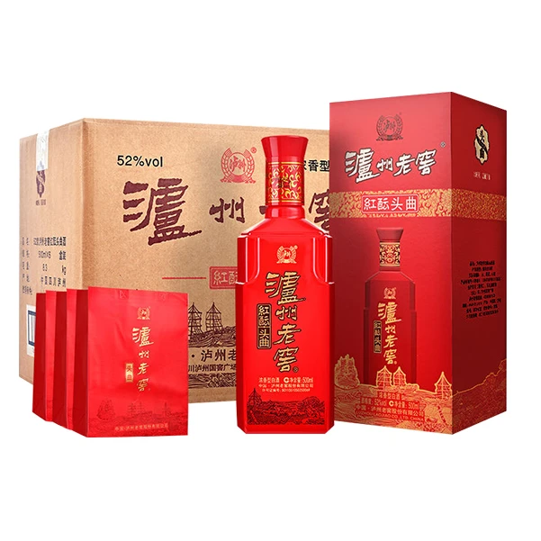 泸州老窖 青酝头曲红酝头曲酒 【中秋】浓香型42度/52度500ml*6瓶