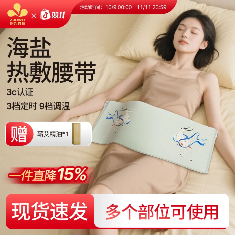 国风草本盐热敷宝肩颈腰背电热敷盐包护腰热敷家用全身护理通用