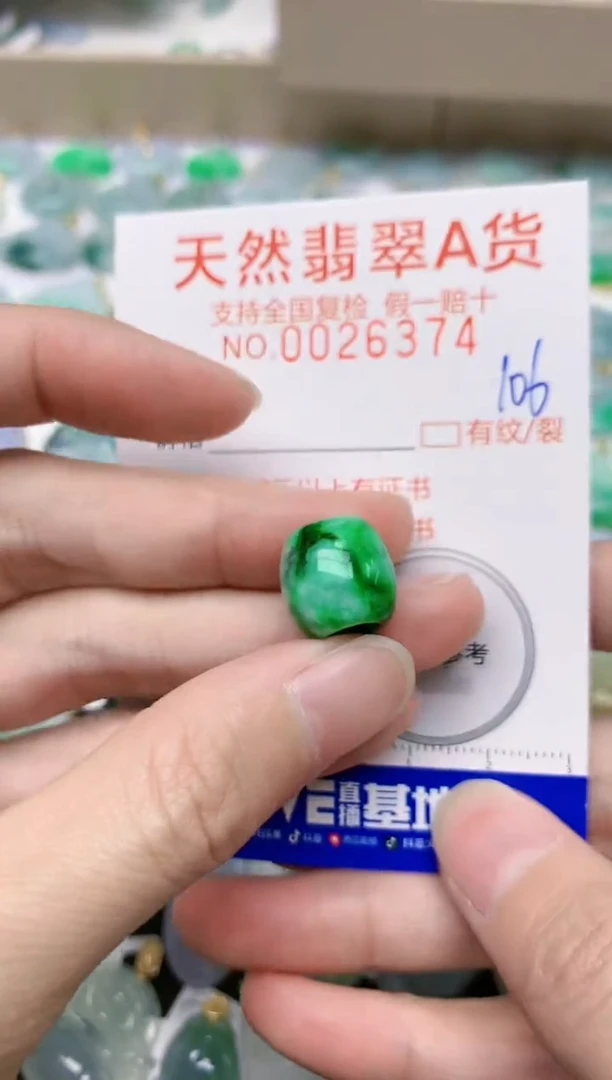 【闪购商品】翡翠颈饰未镶嵌106天然翡翠A货 