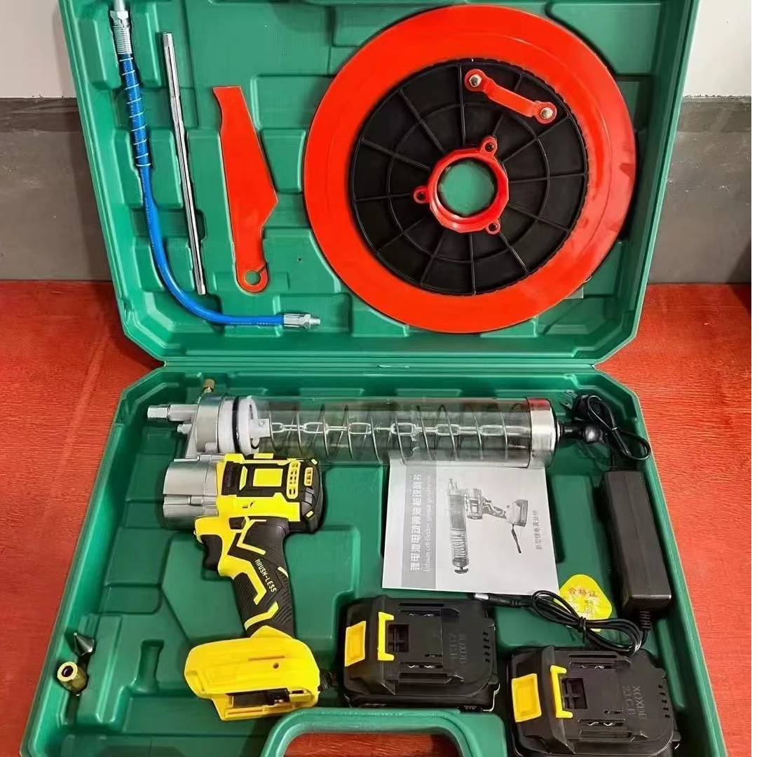 电动锂电池黄油枪全自动高压两用型挖掘机通用款打黄油神器