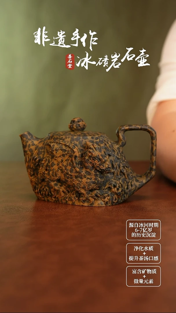 王*爷冰碛岩黄金豹飞天翼龙