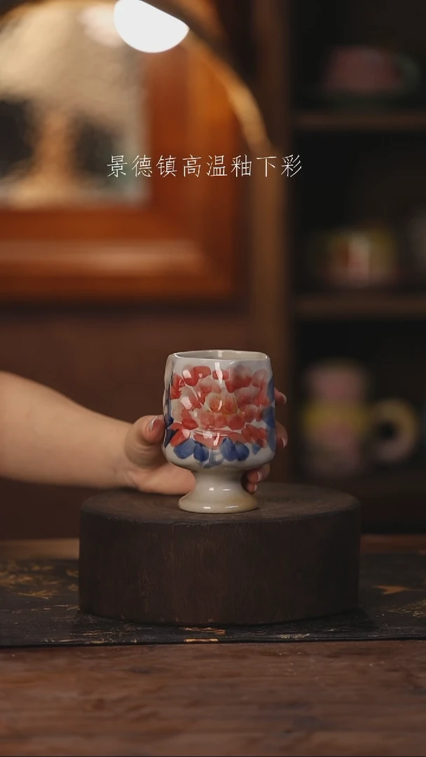 陶瓷景德镇高温釉下手绘陶瓷417