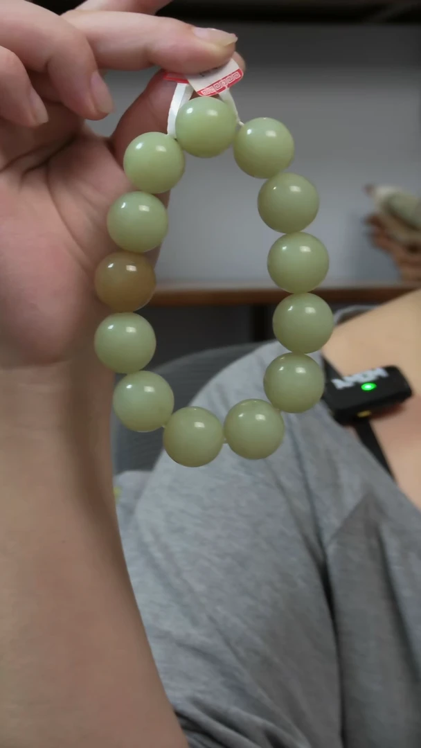 未镶嵌手串和田玉圆珠