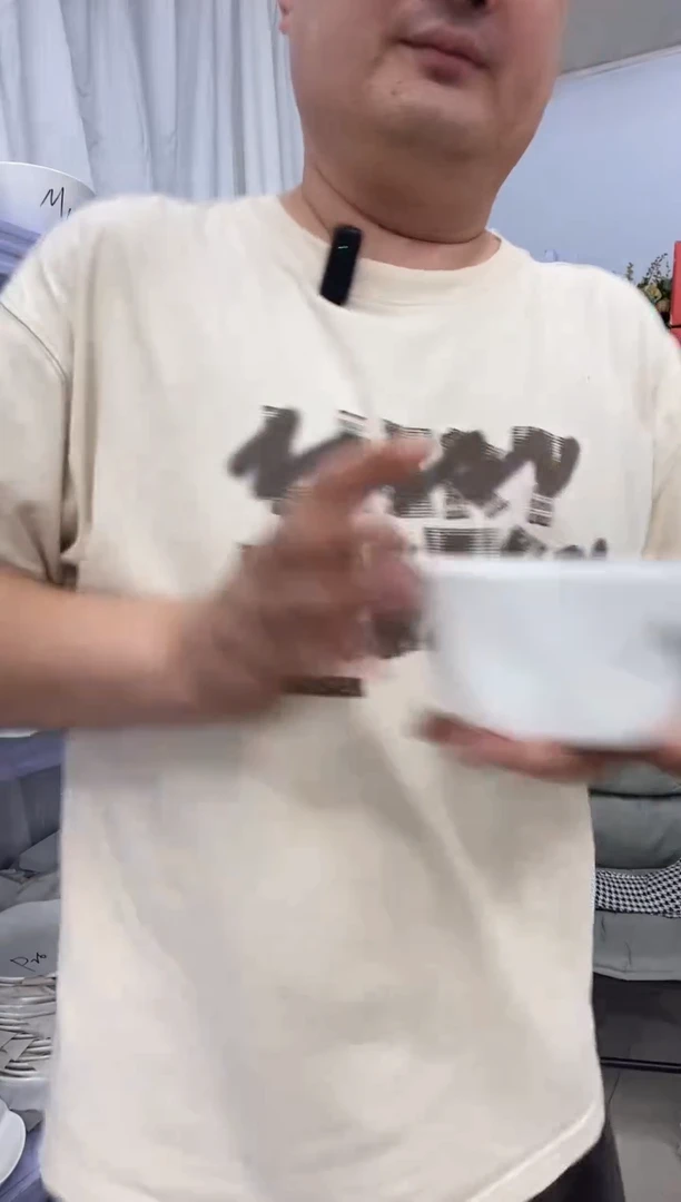 骨瓷M16钻石米饭碗10个