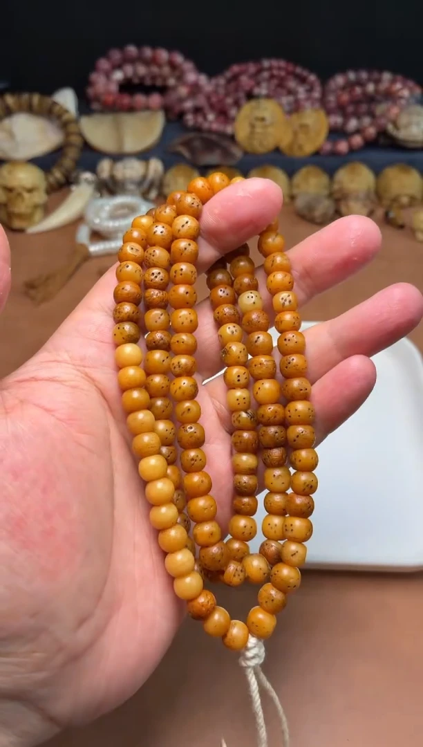 牛骨其他杂件003-吉祥天母长串