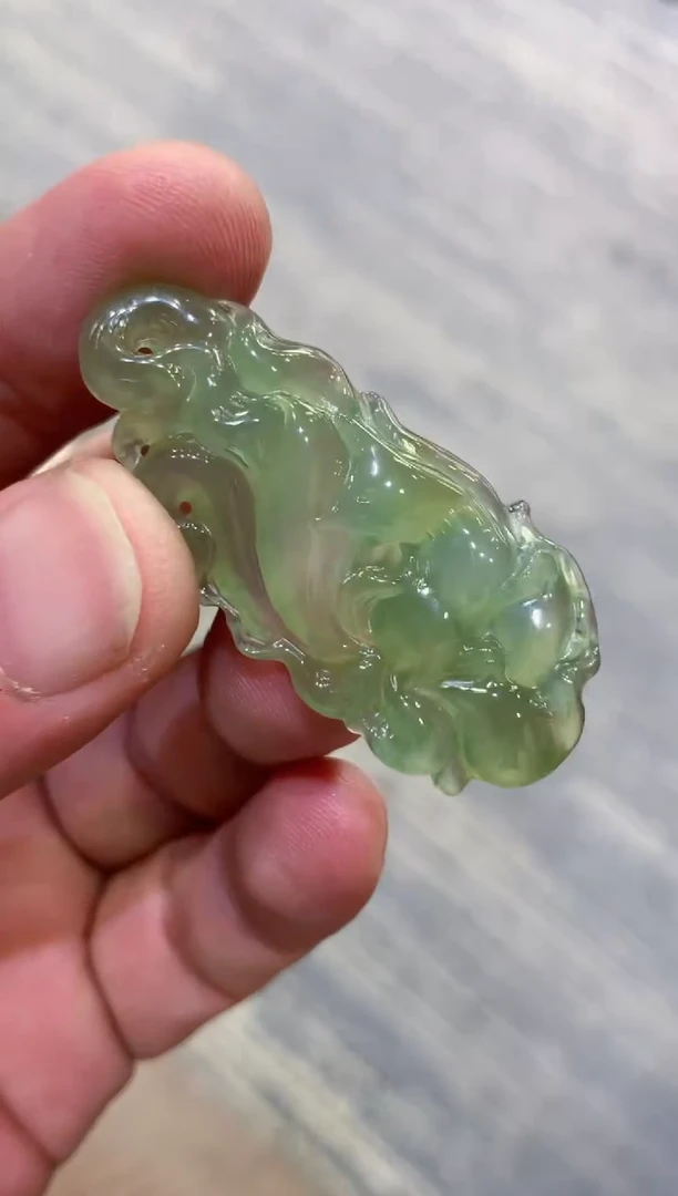 颈饰未镶嵌翡翠天然A货翡翠