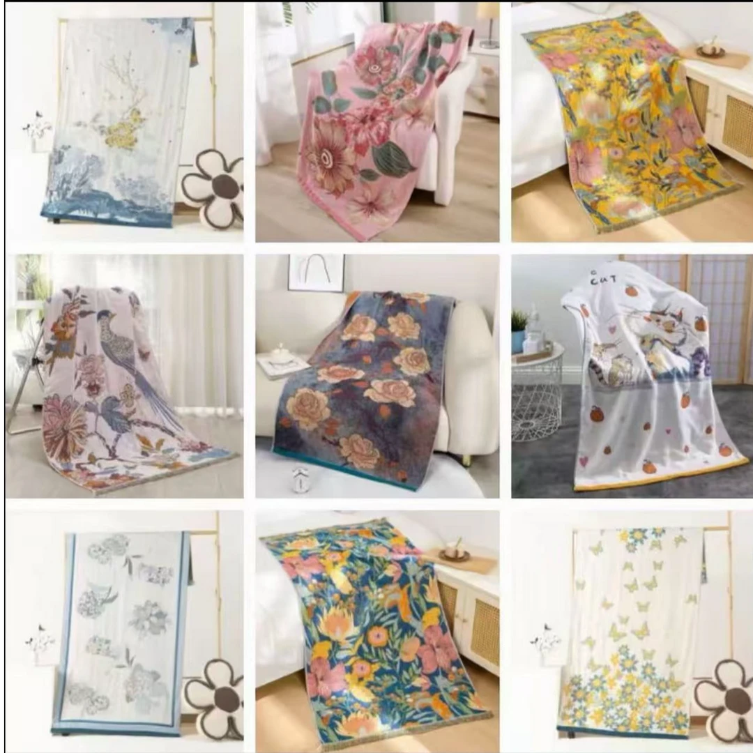 【MS】全棉双层纱富婆浴巾80*160——按顺序发