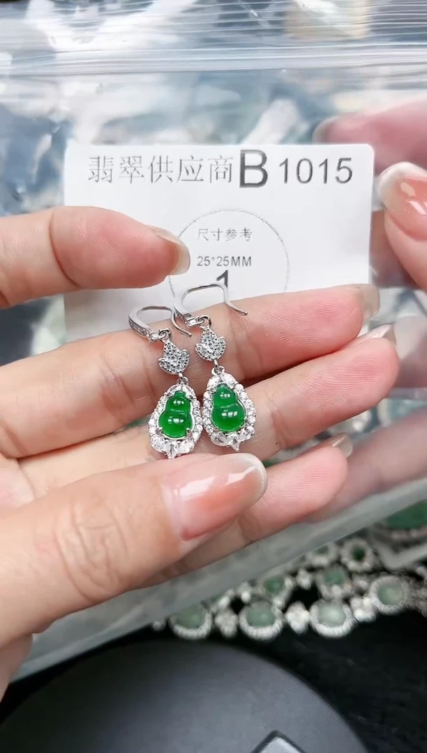 【闪购商品】翡翠颈饰未镶嵌赠皮绳1015