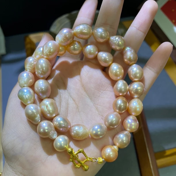 禾乐足金项链 巴洛克轻奢风 G0