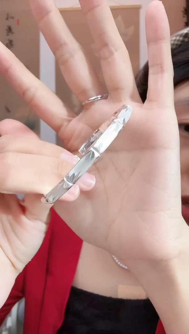 -足银足银竹节手镯