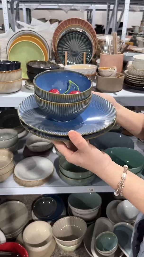 【闪购商品】瓷片外贸尾货瑕疵满20包邮X4 蓝色四件套