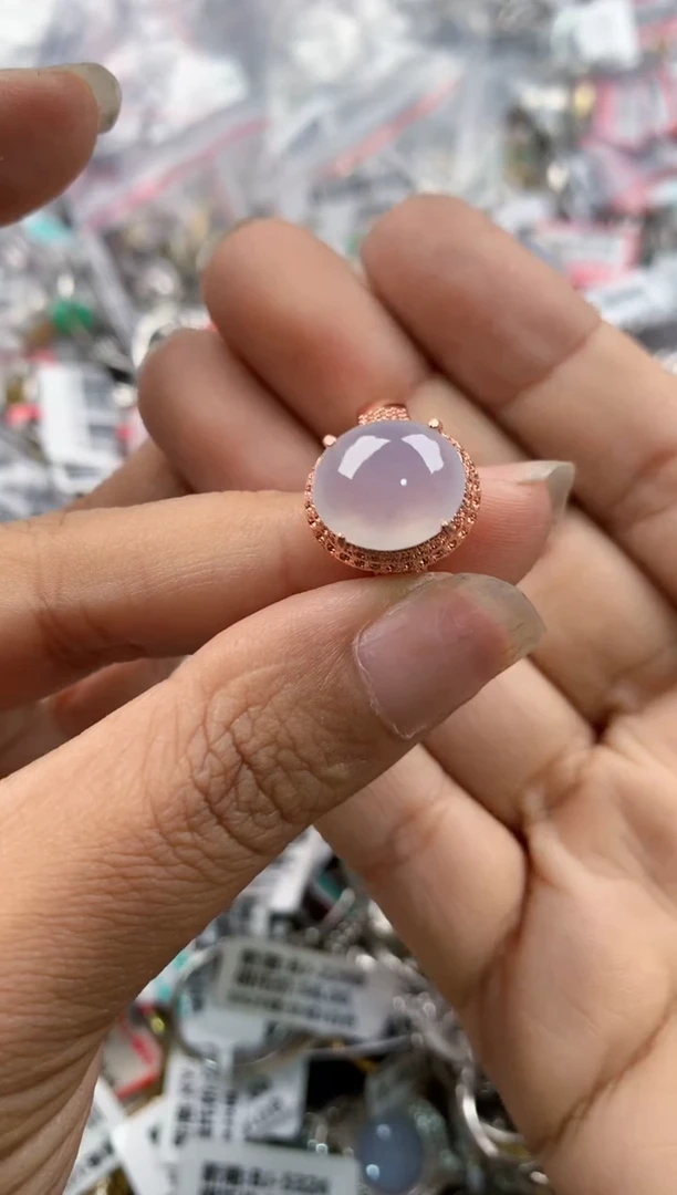 未镶嵌戒指翡翠141414----4