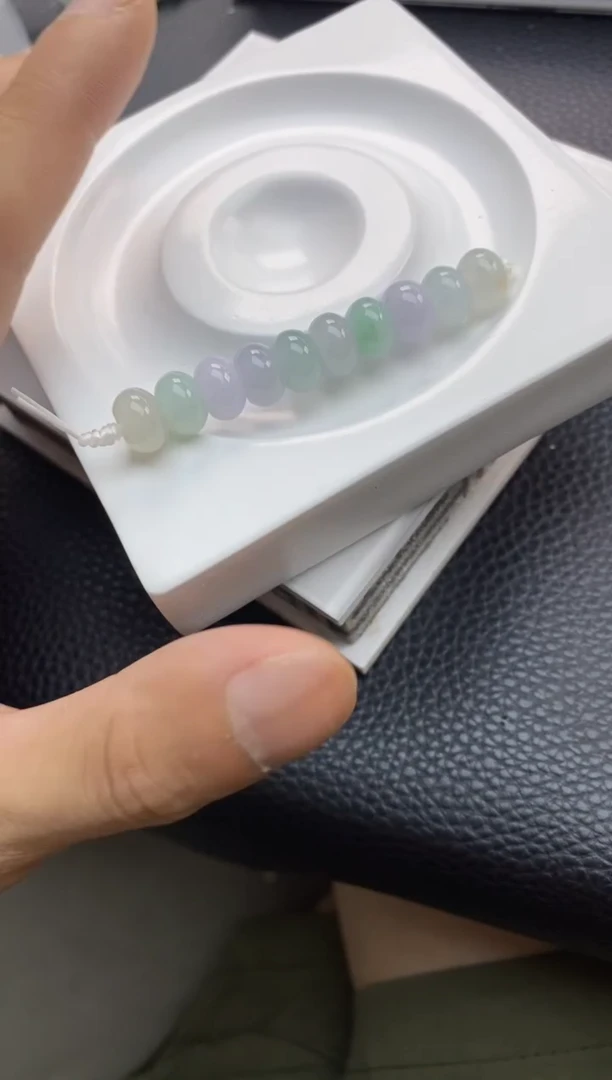 翡翠散珠83天然A货翡翠散珠
