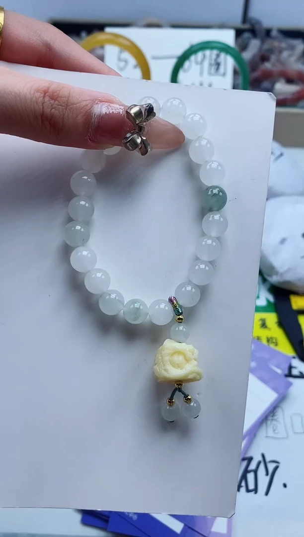 【闪购商品】石英质玉手镯未镶嵌狮子手串