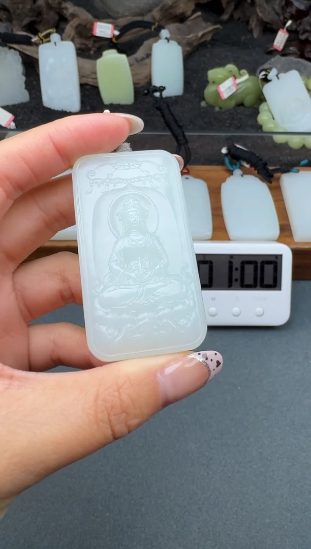 颈饰未镶嵌和田玉3