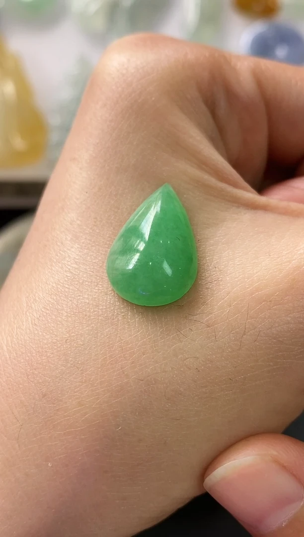 未镶嵌定制翡翠小*锅水滴~