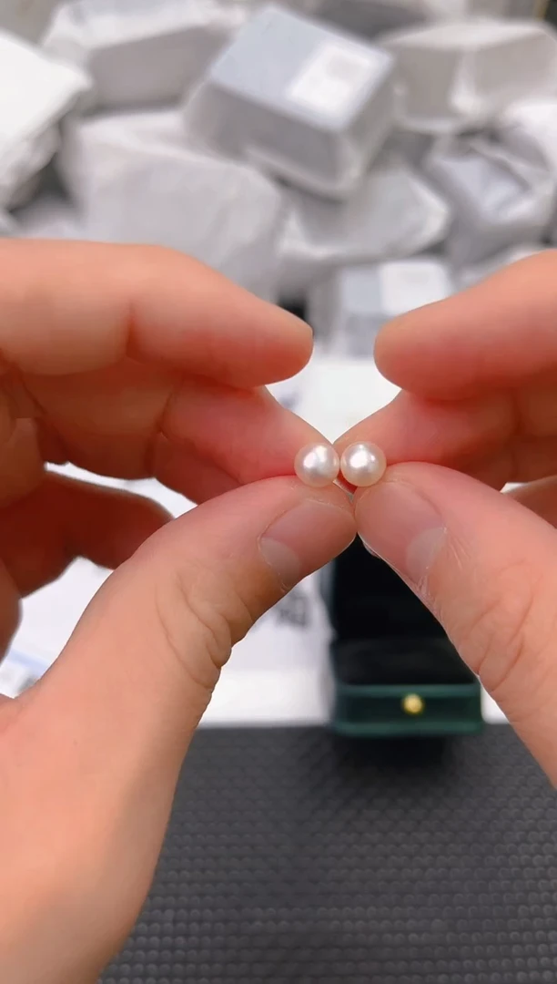 未镶嵌淡水珍珠耳饰ed1048