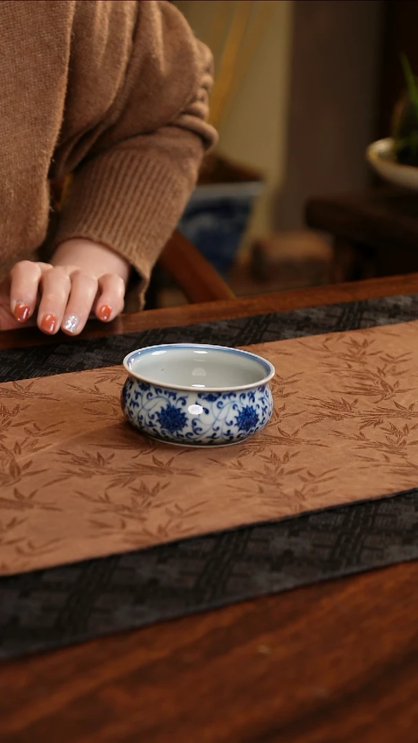 【闪购商品】杯子莹焰堂缠枝龙纹炉式杯