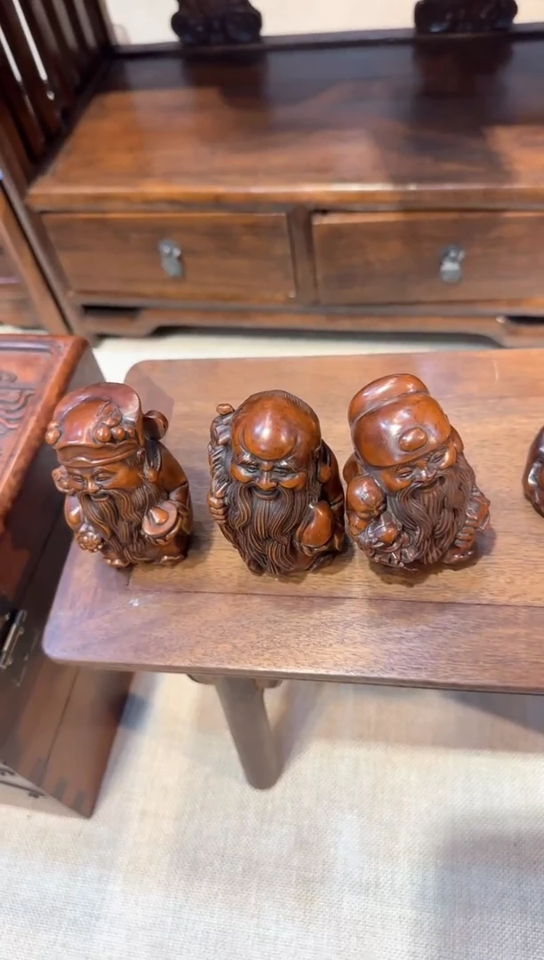 【闪购商品】木小叶黄杨    福禄寿   工艺品