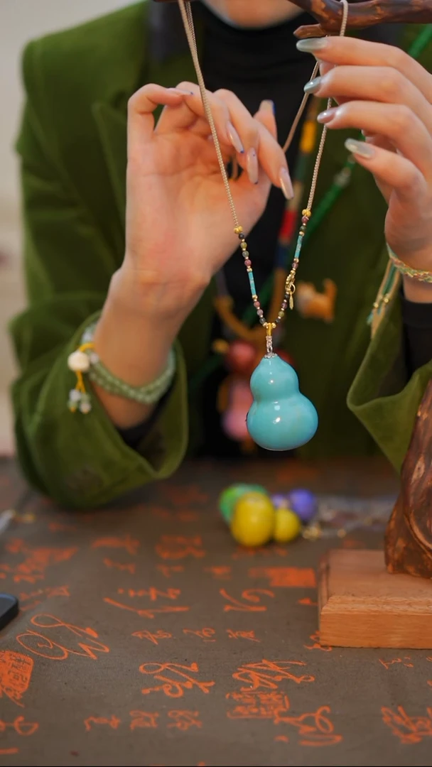 132非遗漆手艺工天然葫芦文玩福禄