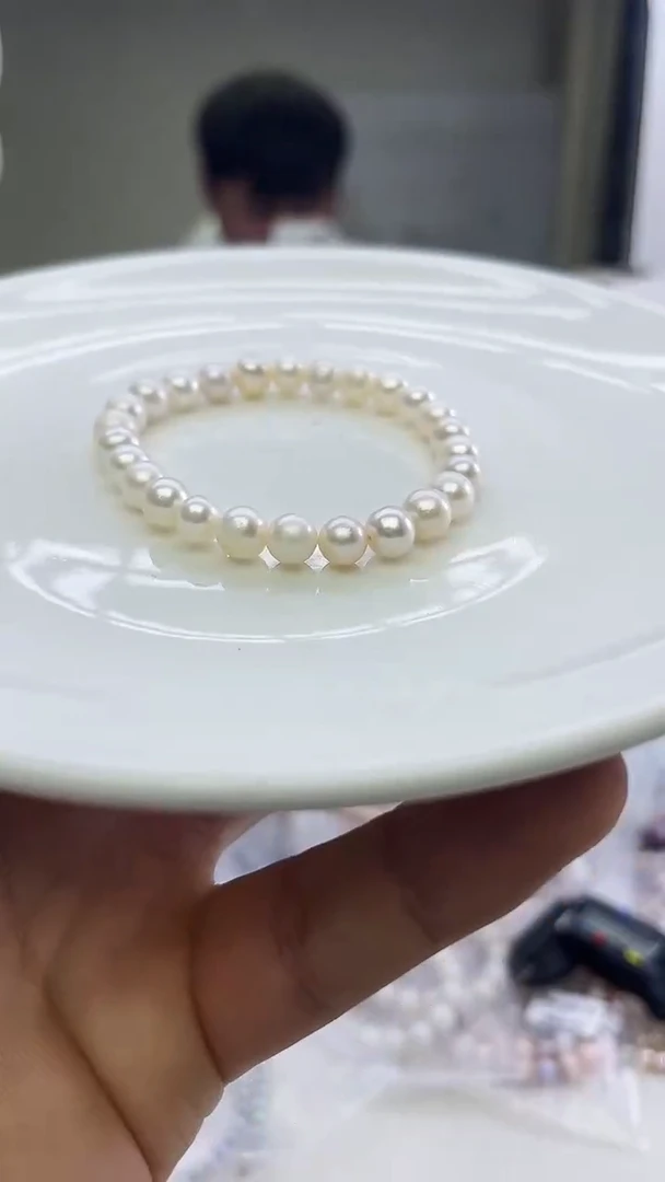 未镶嵌手链淡水珍珠白色系手链