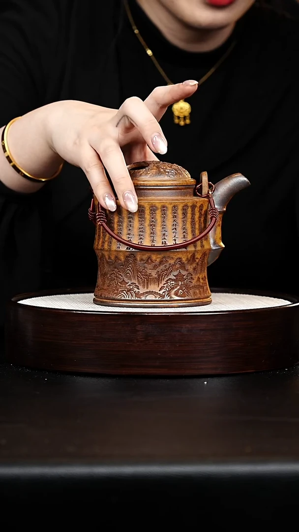 茶壶紫砂牛盖洋桶