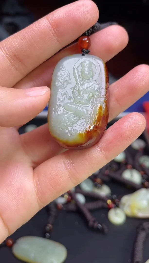 颈饰未镶嵌和田玉123