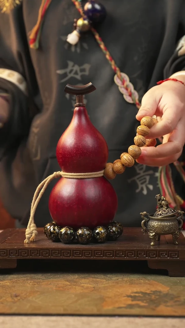 178大漆一物一拍记葫堂出品【不带手串】