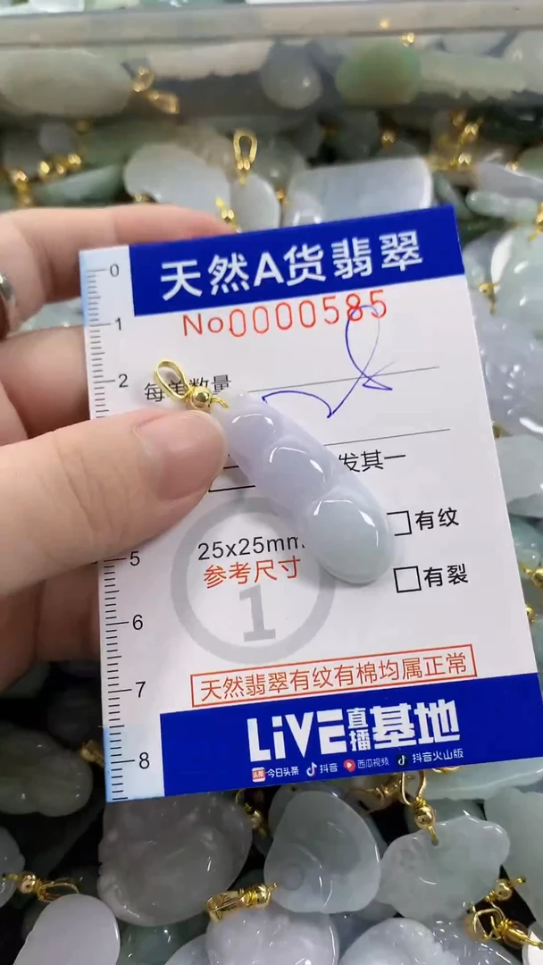 颈饰未镶嵌翡翠天然A货翡翠