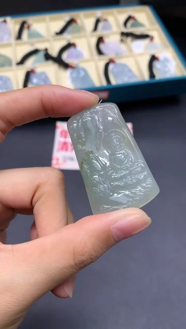 【闪购商品】定制翡翠未镶嵌阿弥【无服务费】