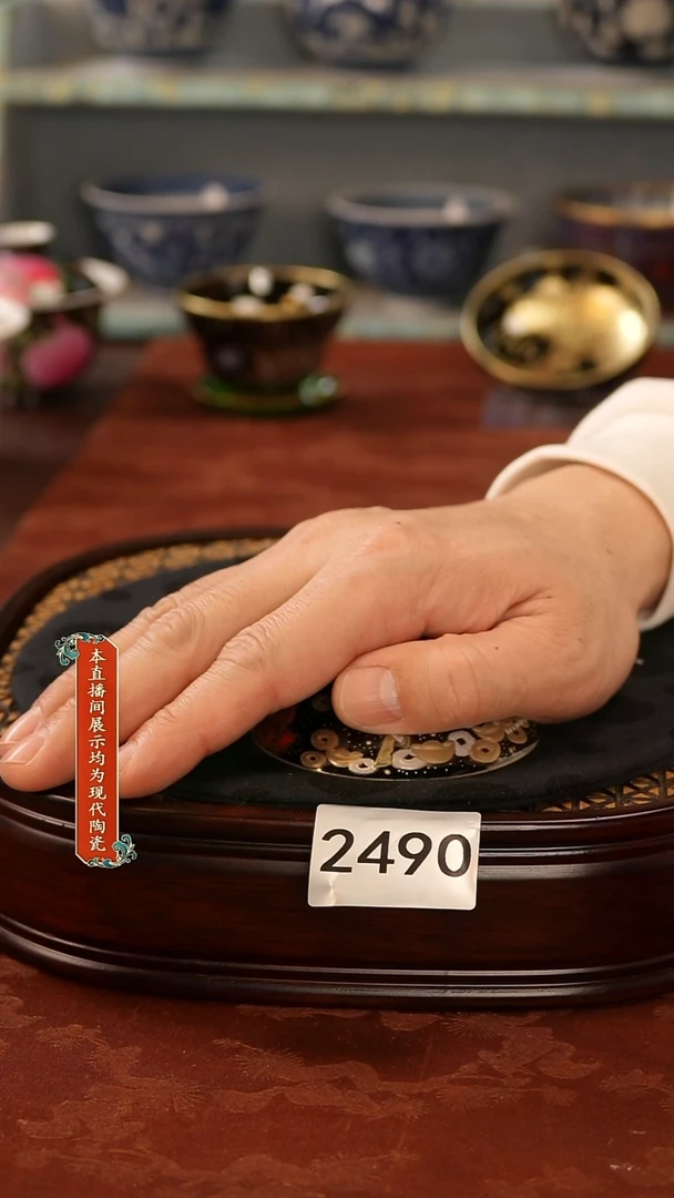 瓷片景德镇手工手绘2490