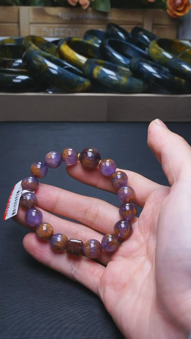 【闪购商品】水晶L015极光金多多原创单圈未镶嵌多样性发其一