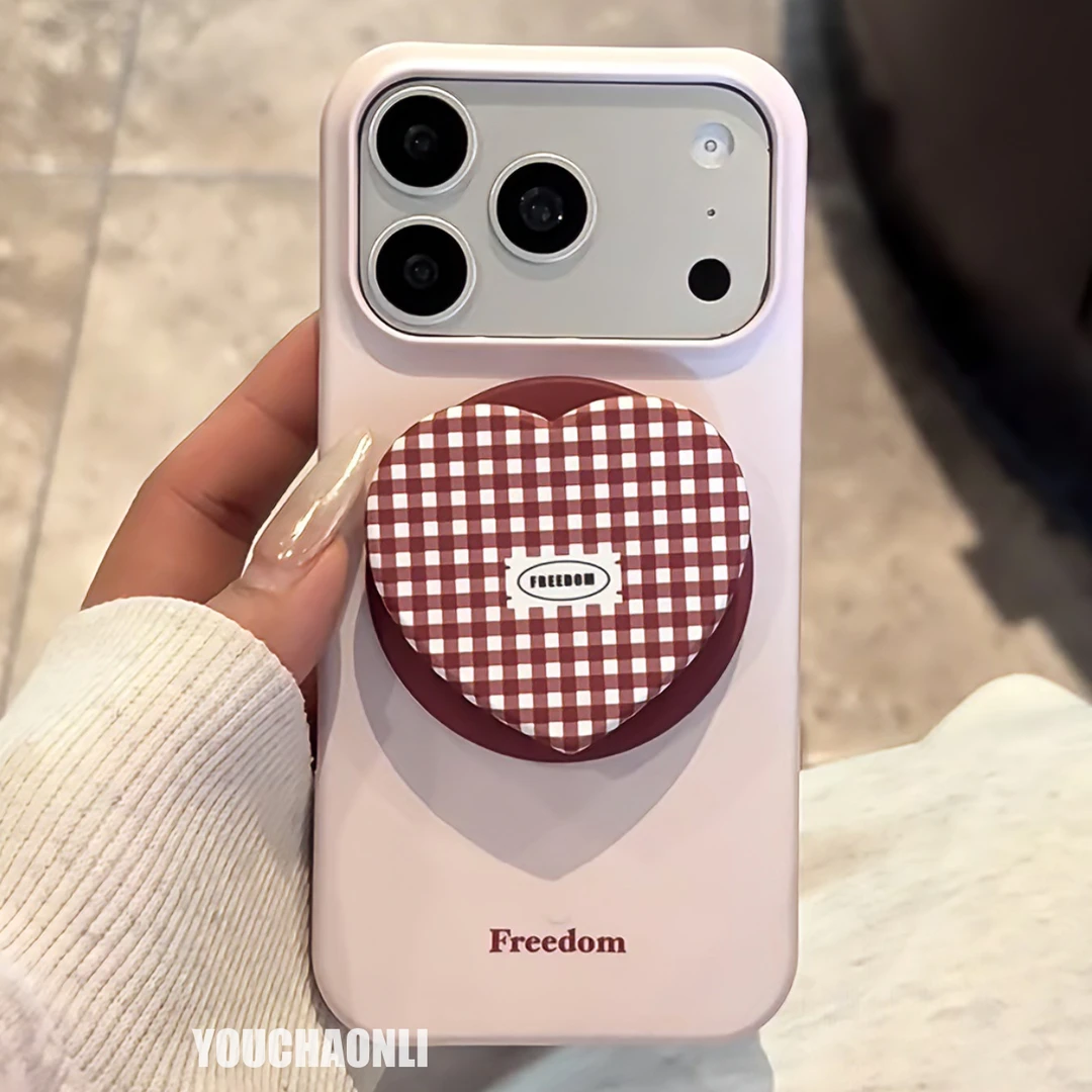 菲林磁吸纯色粉底蓝底苹果17promax手机壳iPhone1615女14pro网红