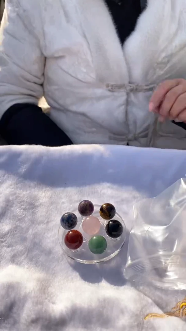 【闪购商品】水晶球未镶嵌七星阵球多样性发其一套