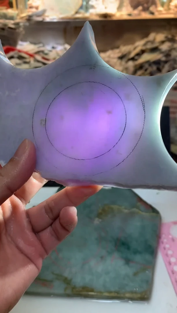 裸石翡翠0朗0翡翠珠宝787