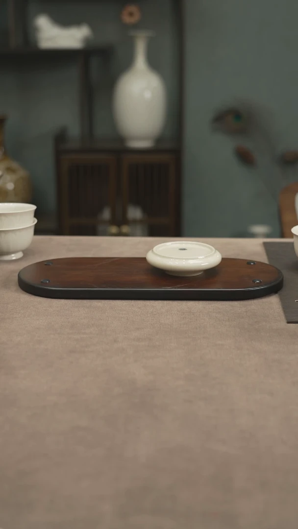 微瑕仿古色盖置不带礼盒