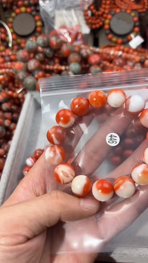 南红玛瑙手串未镶嵌14