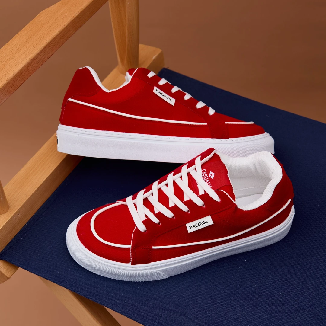 帆布男鞋2025新款夏季透气韩版潮流百搭小众复古运动休闲板鞋男款