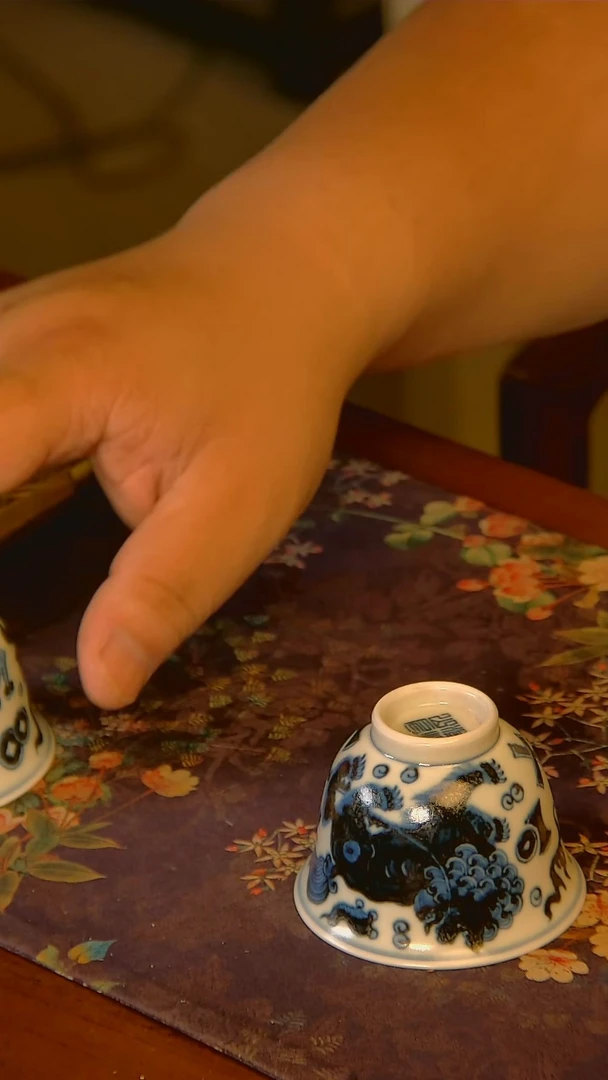 杯手工手绘杯杯很美丽