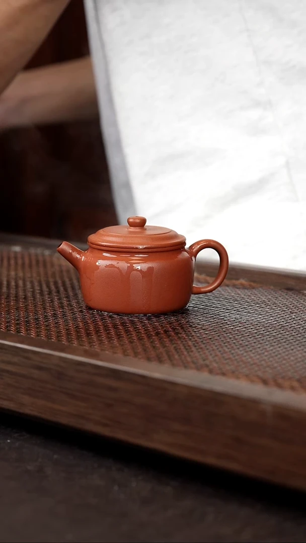 茶壶紫砂朱泥德中